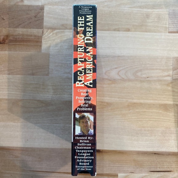 Recapturing The American Dream VHS 2004 Documentary Political Economy - Picture 3 of 4